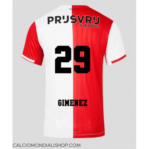 Maglie da calcio Feyenoord Santiago Gimenez #29 Prima Maglia 2023-24 Manica Corta